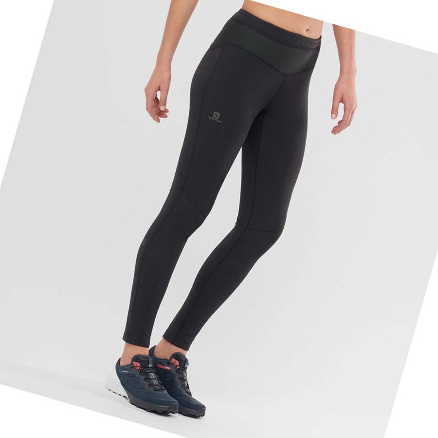 Pantalones Salomon XA WARM Mujer Negros Negros | MX 2371RVD